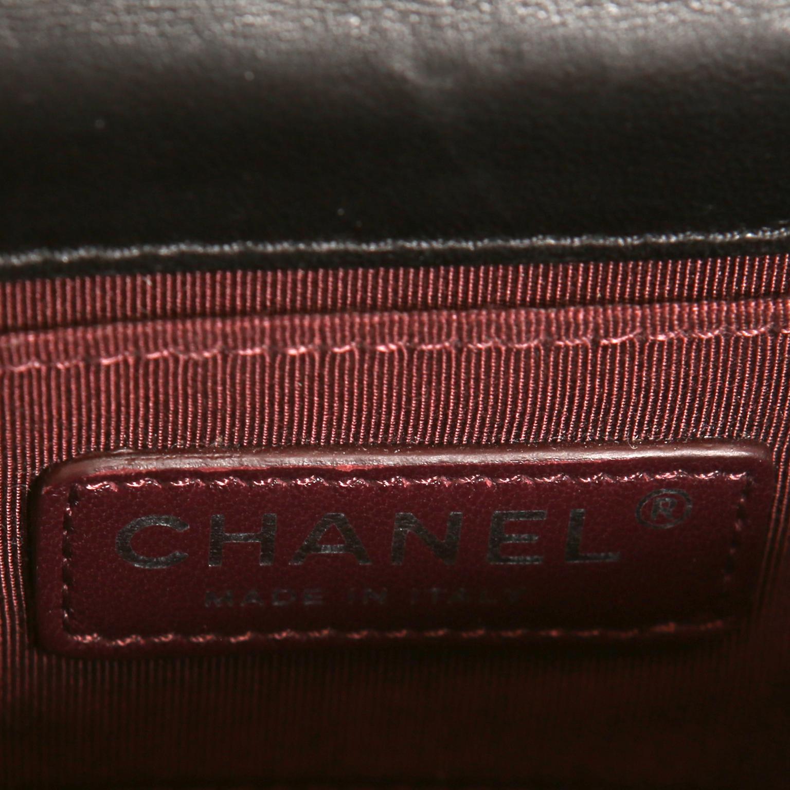 Chanel Boy Brick Cross Body Bag in Black 4