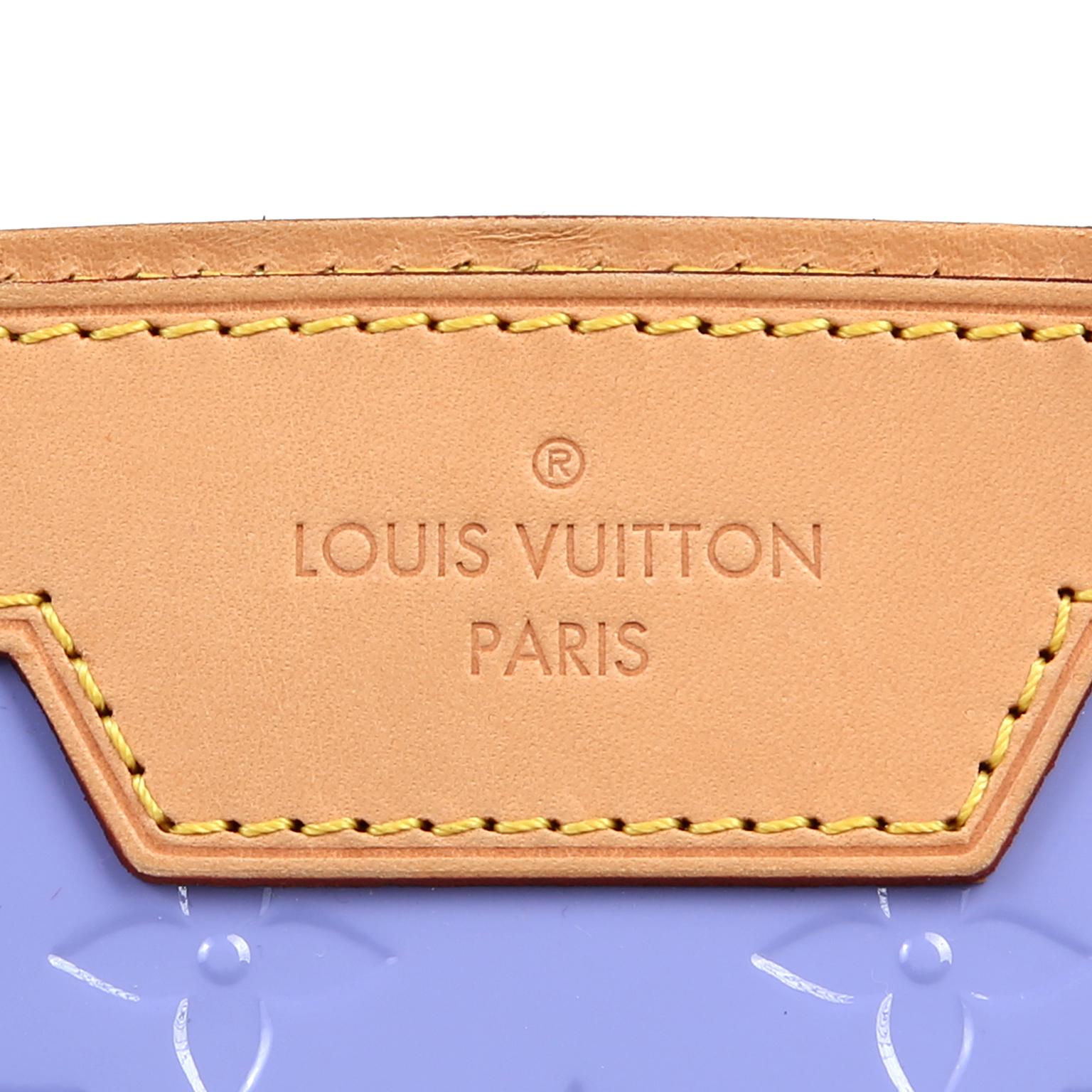 Louis Vuitton Lavender Monogram Vernis Leather Brea MM 1