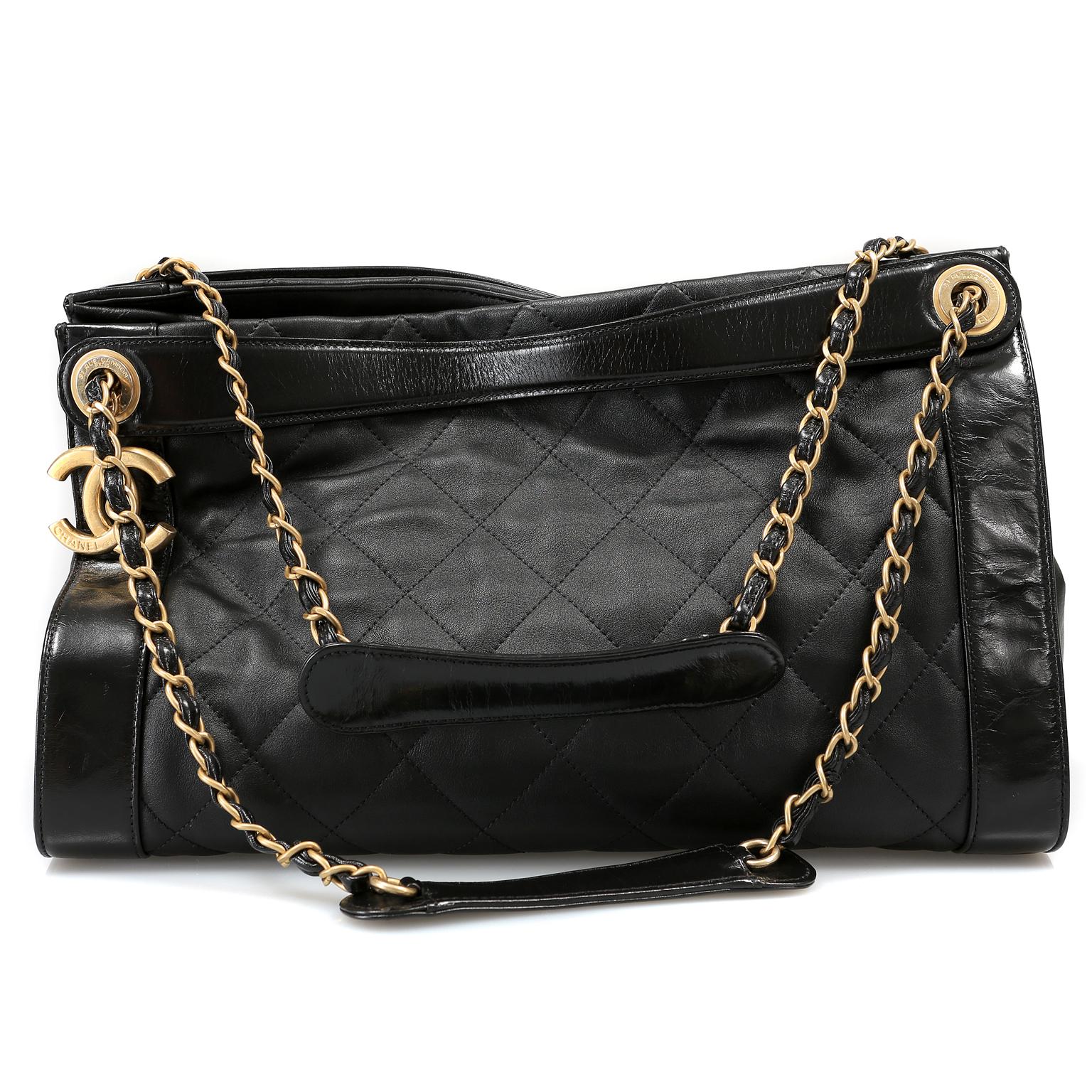 Chanel Black Clafskin In The Mix Tote 4