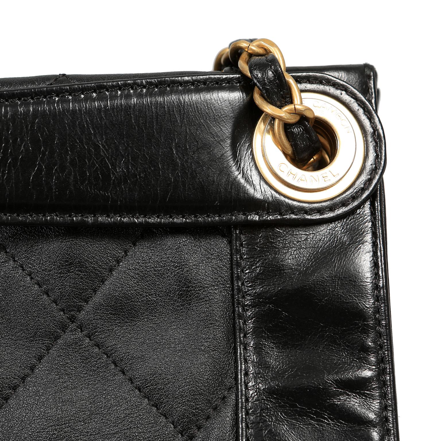 Chanel Black Clafskin In The Mix Tote 8