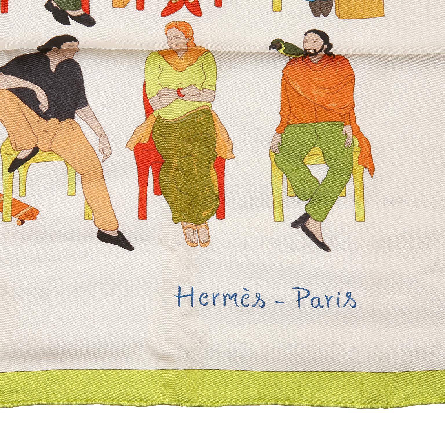 Women's Hermes Colour Masala 90 cm Silk Scarf