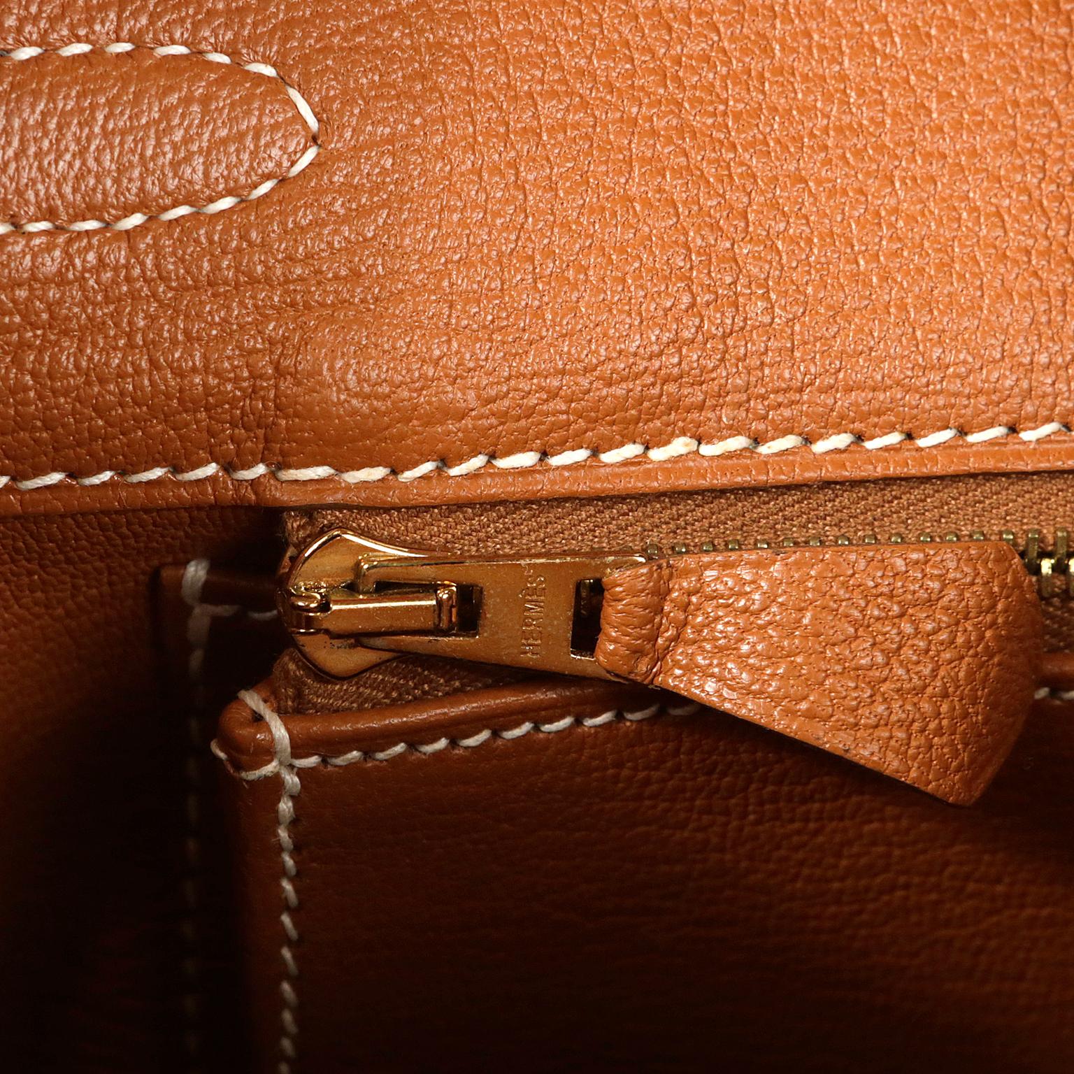 Hermès Rose Jaipur and Gold Bi Color Epsom 25 cm Birkin Bag 7