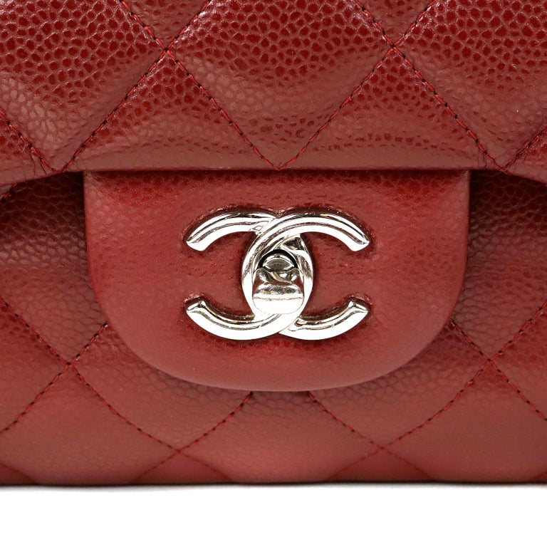 Chanel Red Caviar Jumbo Classic Flap Bag at 1stDibs chanel classic