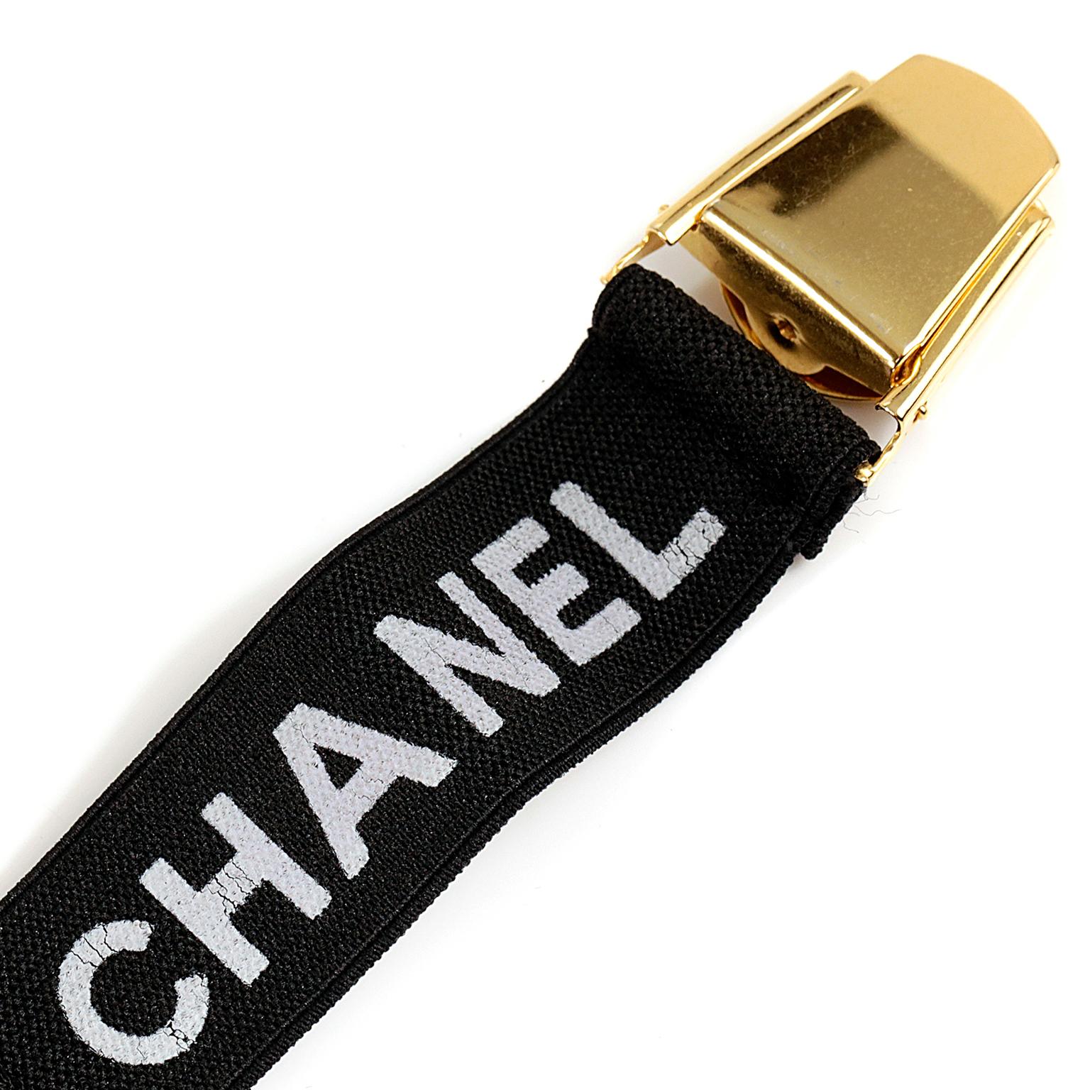 authentic chanel suspenders