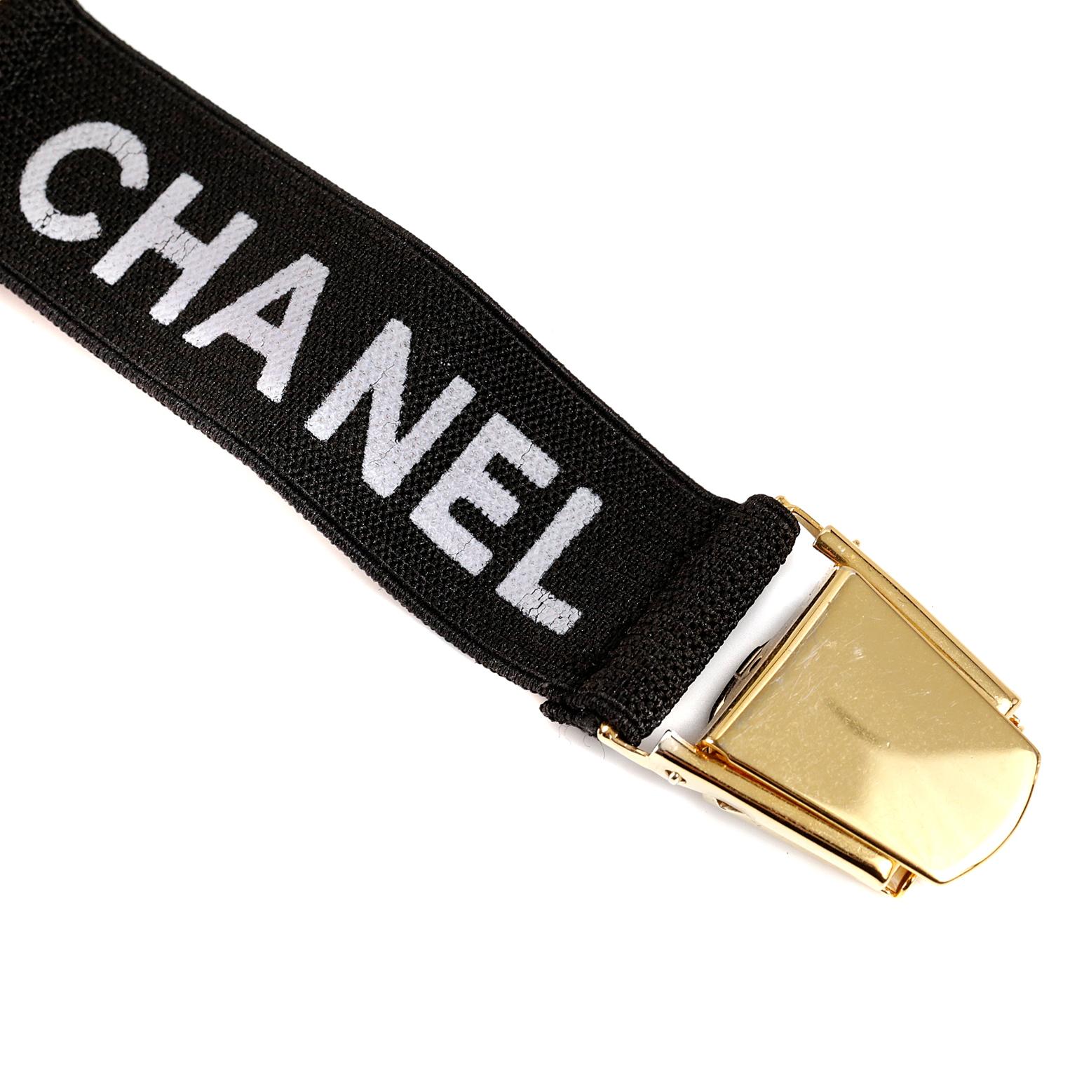 chanel elastic belt