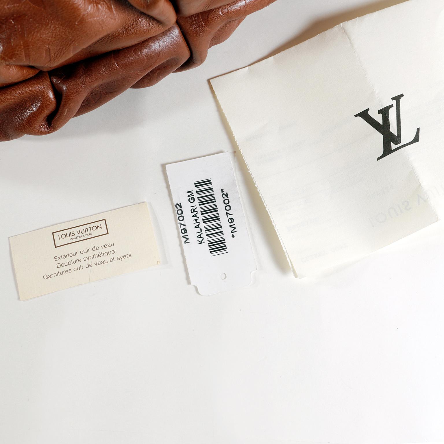 Louis Vuitton Paprika Monogram Leather Kalahari GM- Limited Edition 9