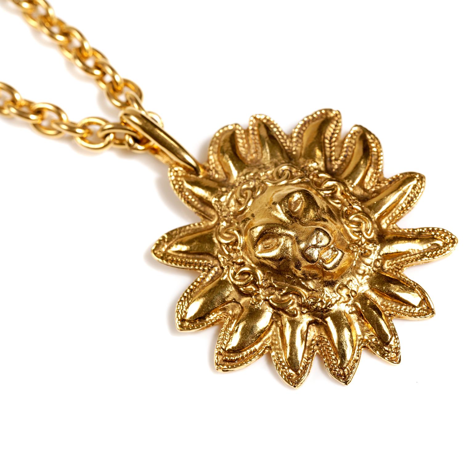 lion and sun necklace