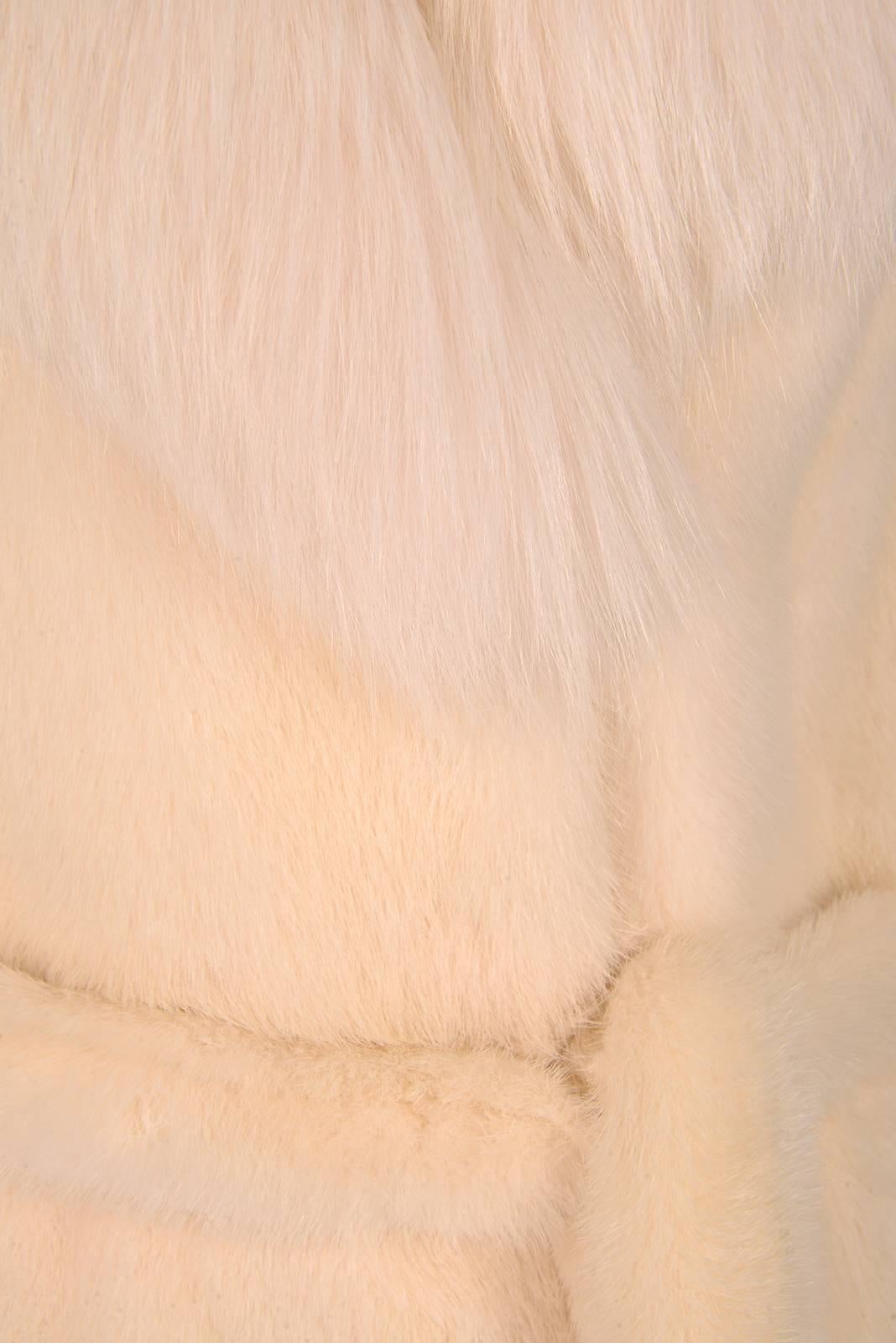 vintage rabbit fur coat