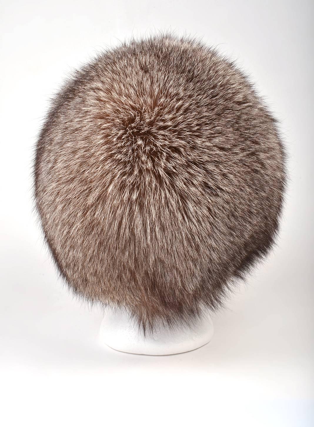 vintage fox fur hat