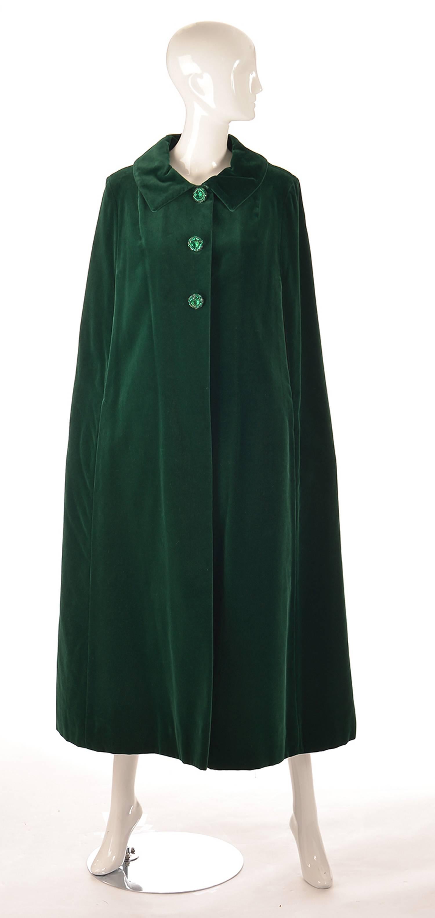 emerald green cloak