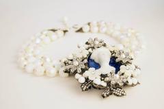 Late 2oth Century Lawrence VRBA Convertible Cameo Brooch Necklace