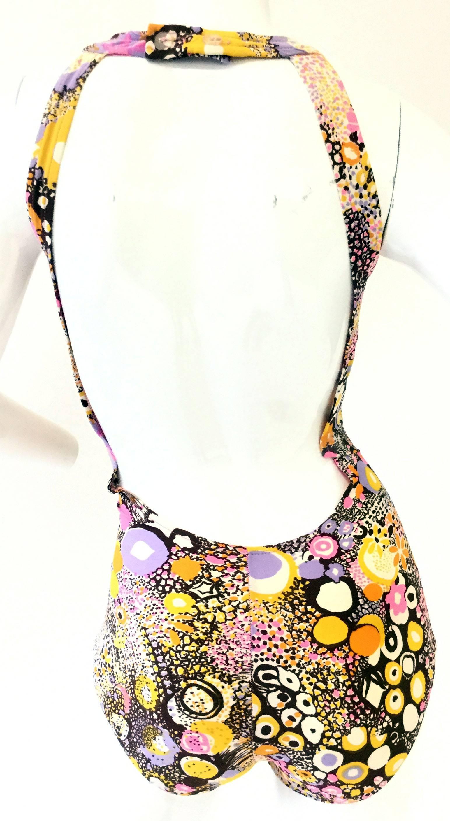 Jantzen Optical Art Swimsuit, 1970s   In Good Condition In Houston, TX