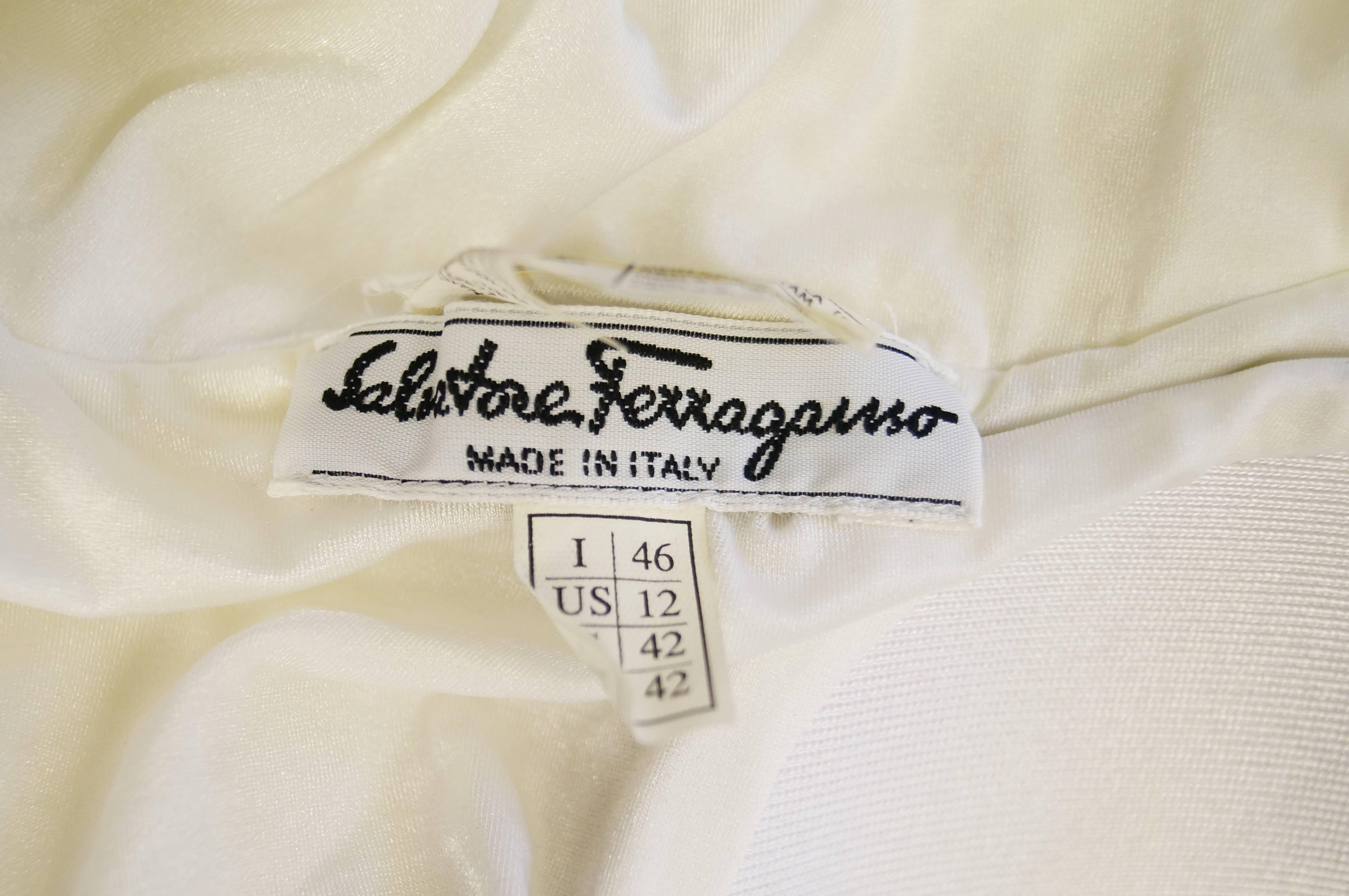 Salvatore Ferragamo Lemon Gelato One Piece Resort Swimsuit  In New Condition For Sale In Houston, TX