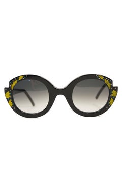 Francis Klein “Bleuet” Handmade and Handpainted Sunglasses Made In France