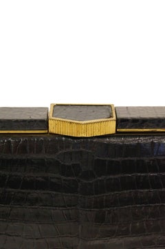 1950s Lucille de Paris Alligator Handbag