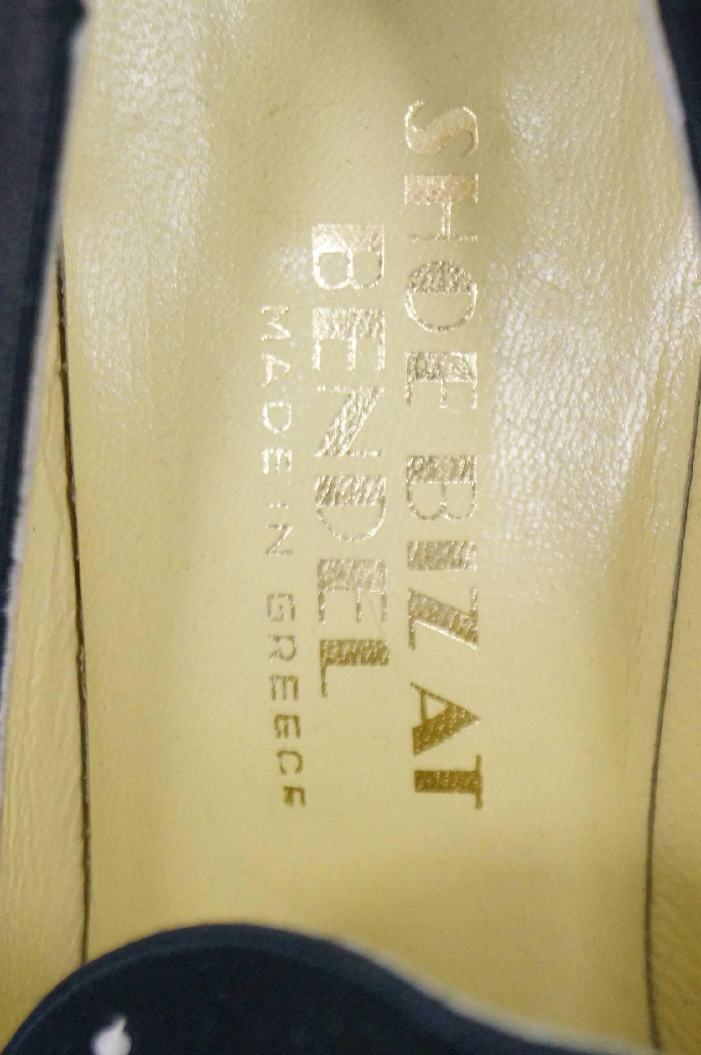 Rare 1970s “Shoe Biz” Grecian Scorpion Embroidered Satin Heel For Sale 2