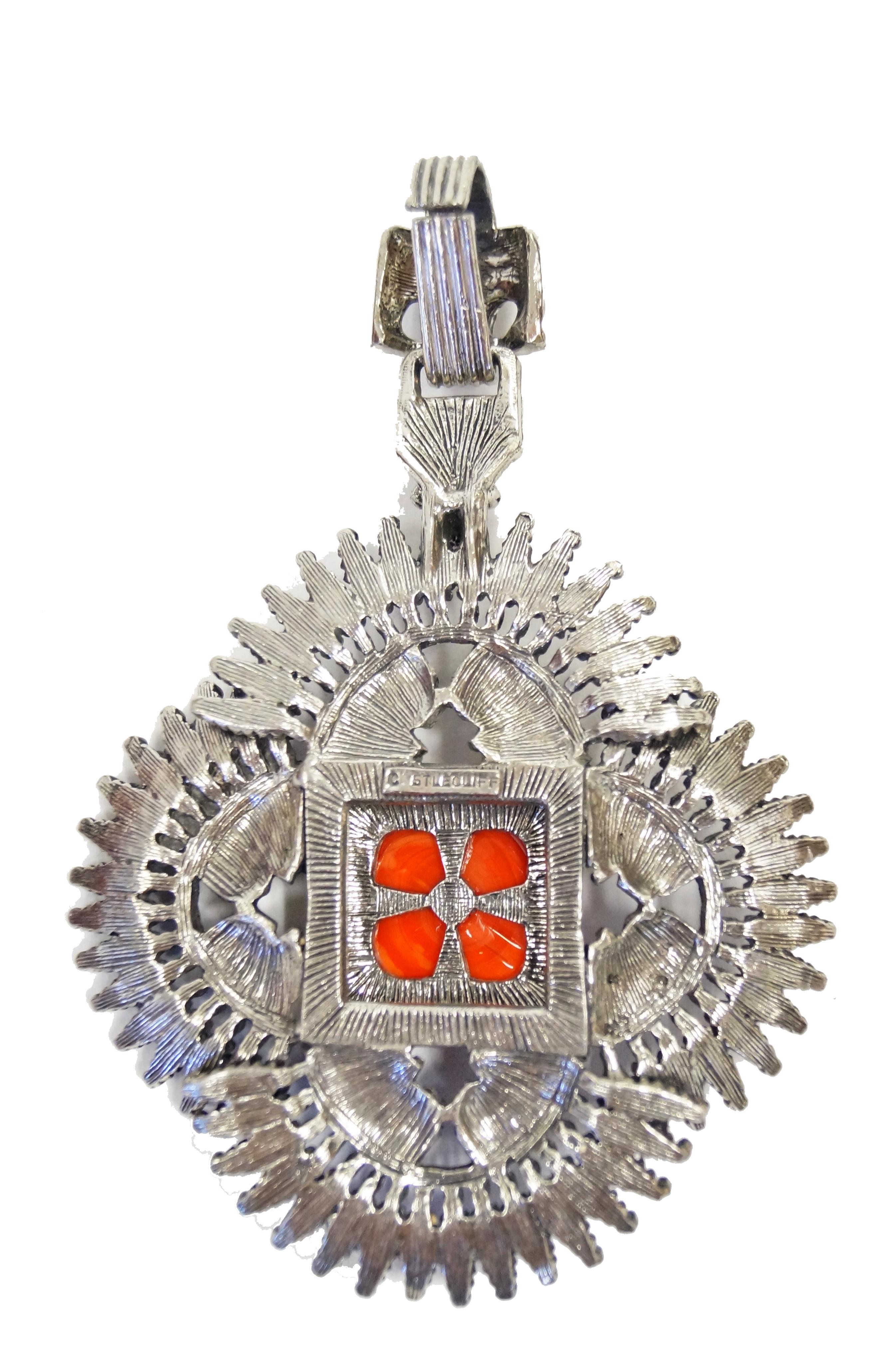 Iconic 1970s VRBA Castlecliff Necklace Pendant For Sale 1