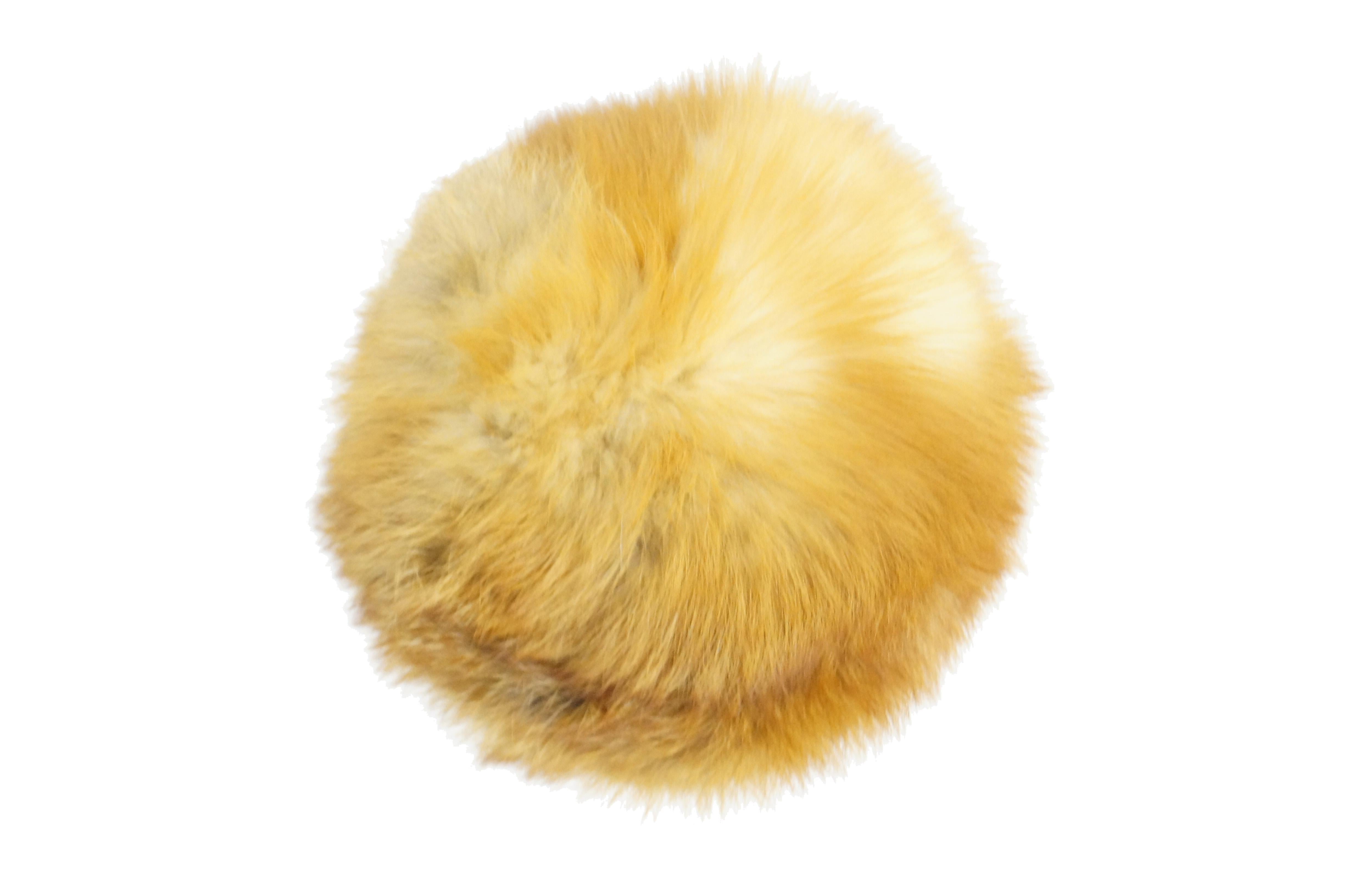 1960s Vincent & Bill Gold Fox Fur Hat For Sale 1
