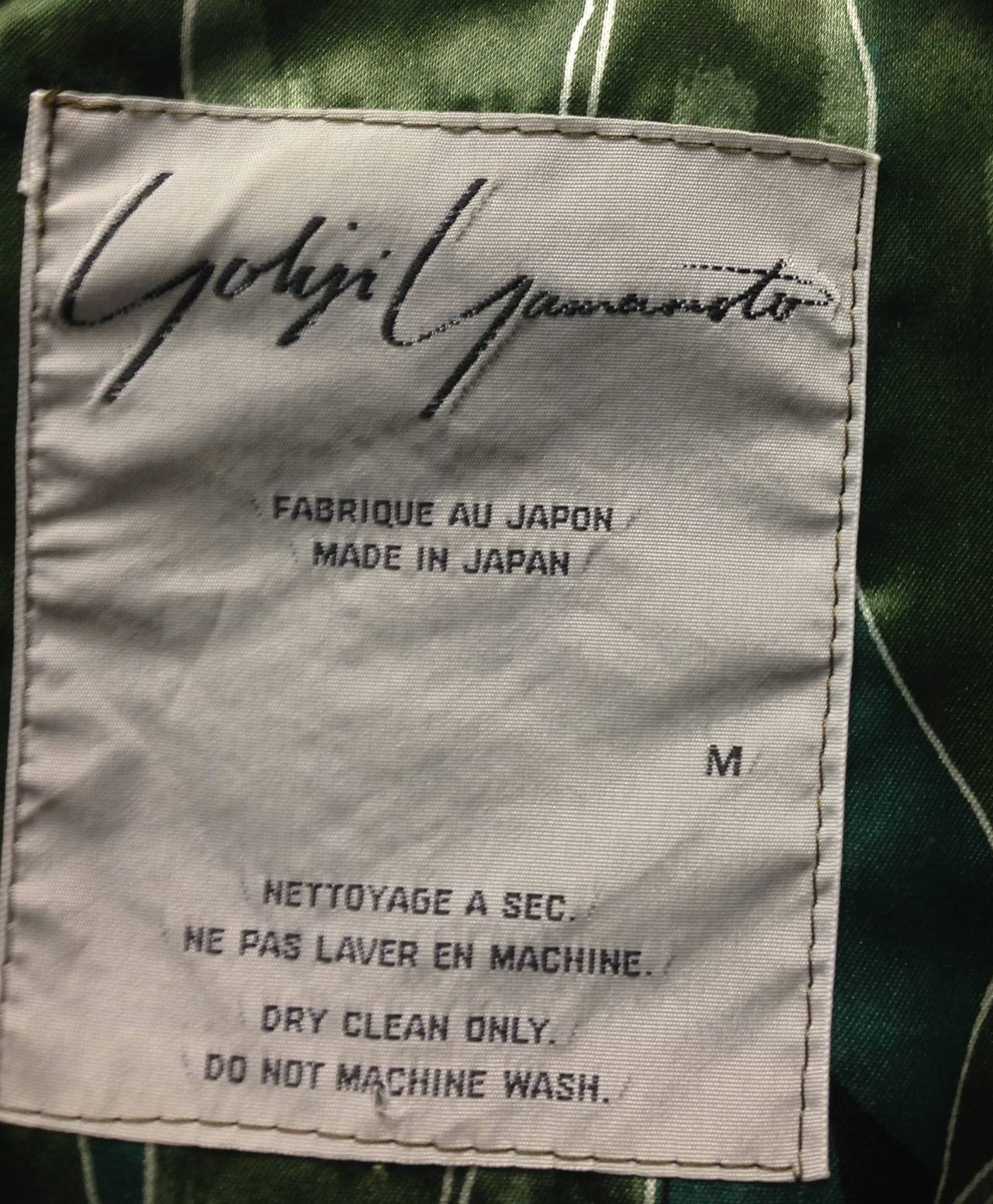 1980's Yohji Yamamoto Tropical Jacket Dress 1