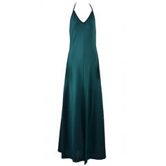 1970s Joy Stevens California Halter Maxi