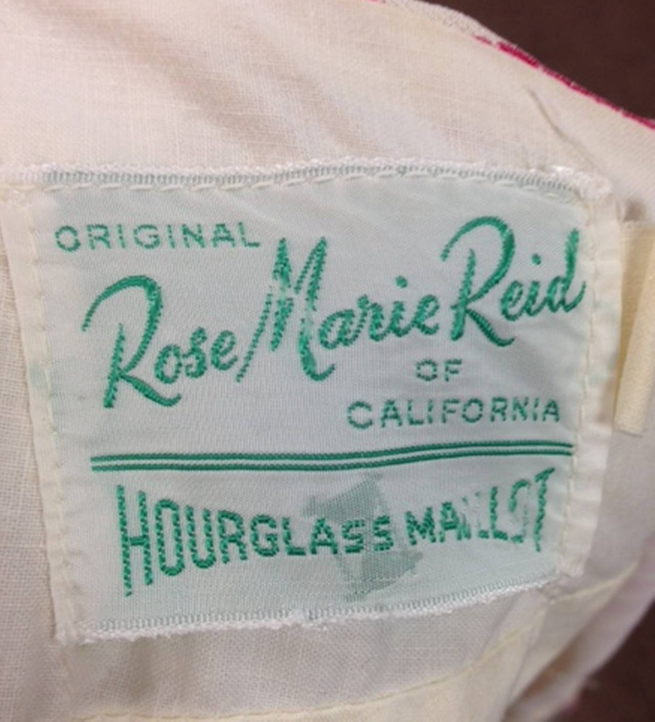 1950s Rose Marie Reid Bloomer Swimsuit In Excellent Condition For Sale In Houston, TX