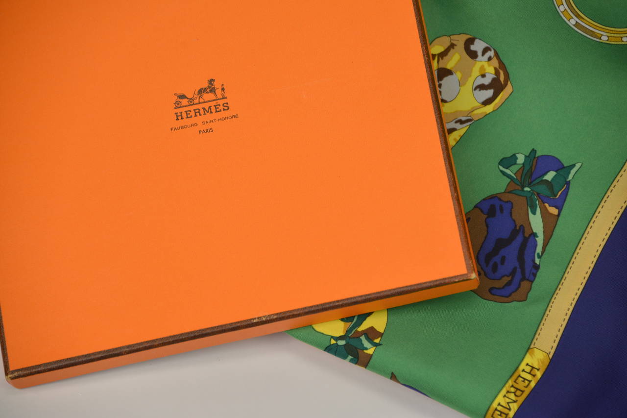 Special Edition Hermes Scarf  in Original Box 2
