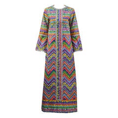 1960s Lilly Pulitzer Bold Print Kaftan 10