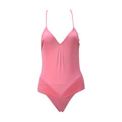 1980s Perla Perfect Pink Swimsuit