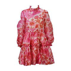 1960s Mollie Parnis Vivid Mini Dress 4