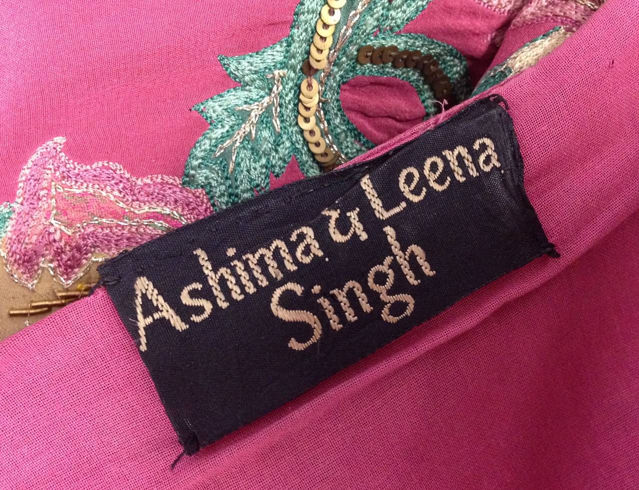 Women's Ashima & Leena Singh Three Piece Silk Indian Ensemble