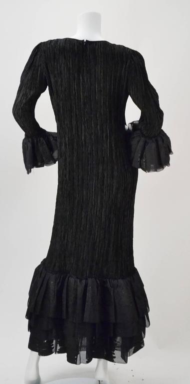 1980s Mary Mcfadden Couture Evening Gown For Sale at 1stDibs