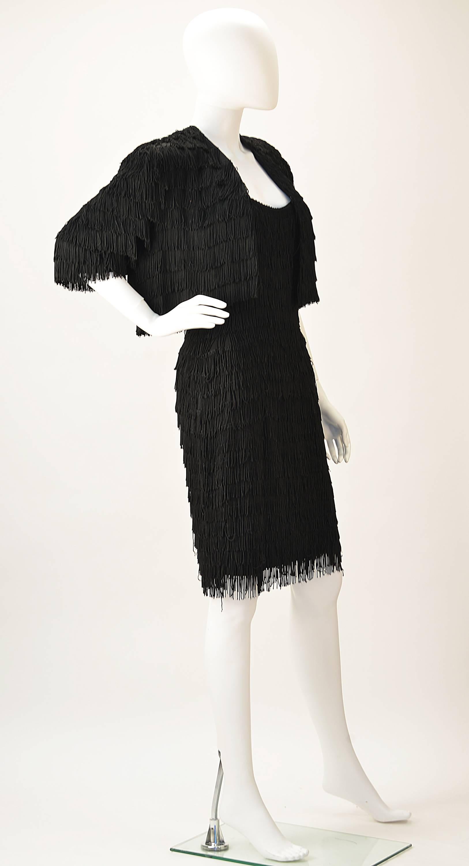 1950s fringe dress