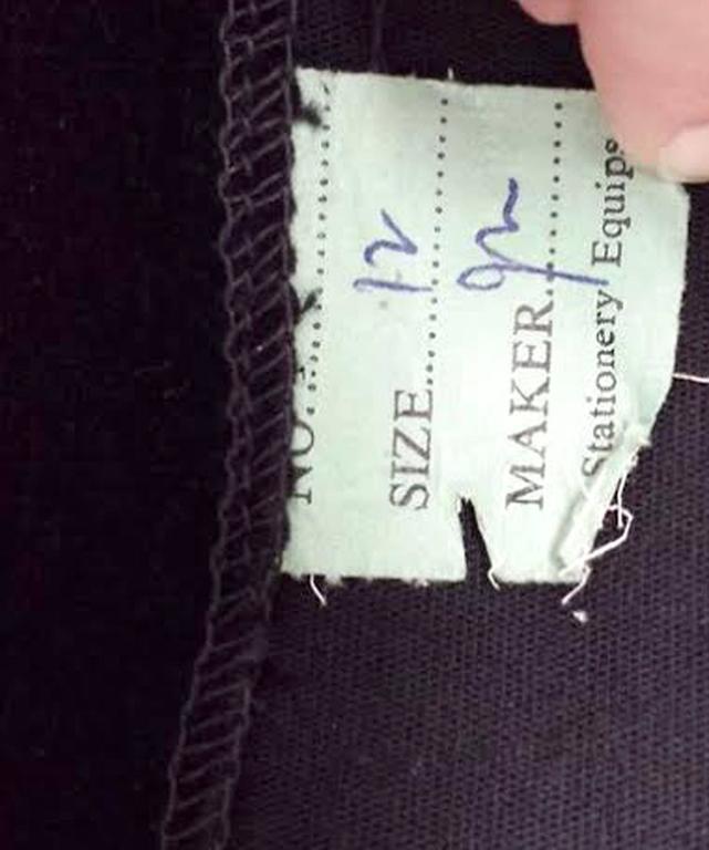 1960s Biba Black Velvet Formal Mini Dress For Sale at 1stDibs biba