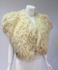 Courreges Paris Natural Ombre Karakul Bolero