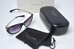Lunettes de soleil Balmain Paris Cat Eye avec étui et boîte d'origine