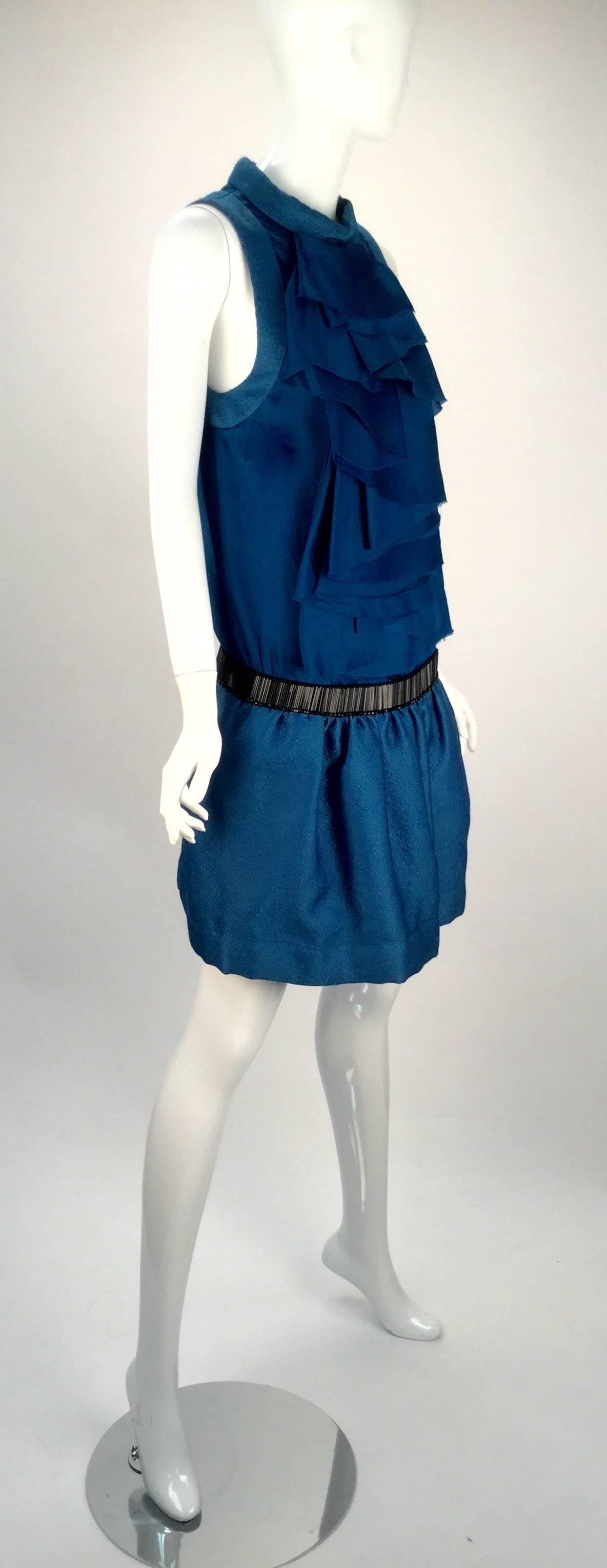 drop-waist mini dress