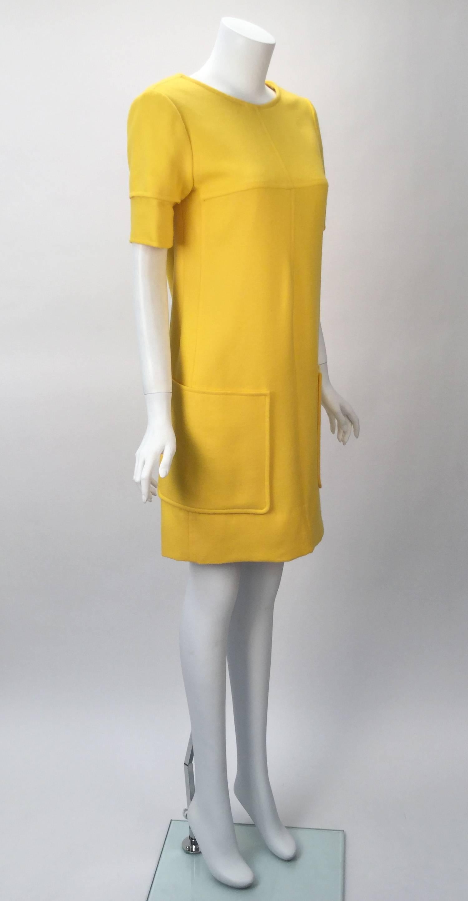 yellow dress ensemble