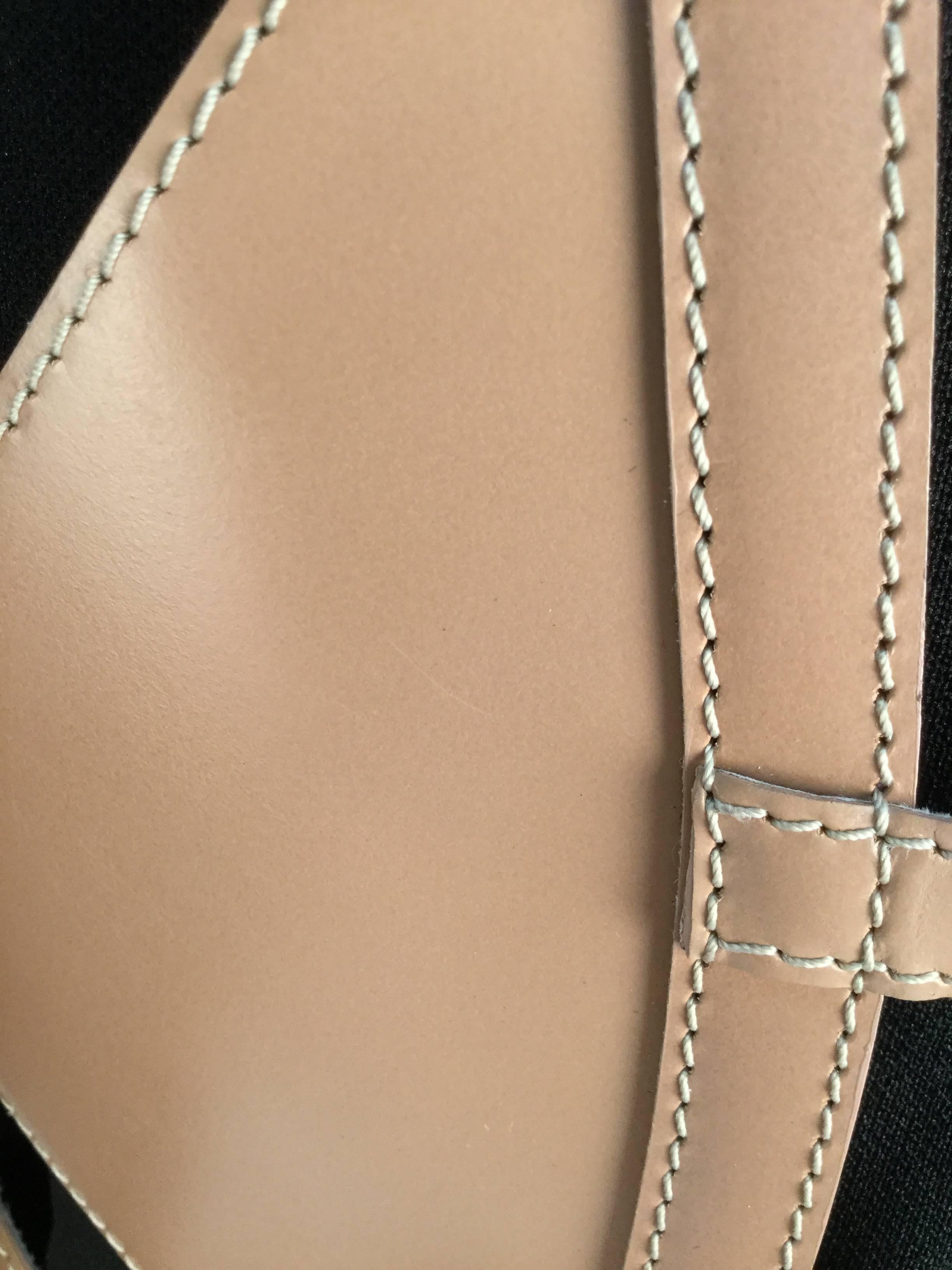 Brown Herve Leger Runway Laser Cut Harness Belt, 2012 