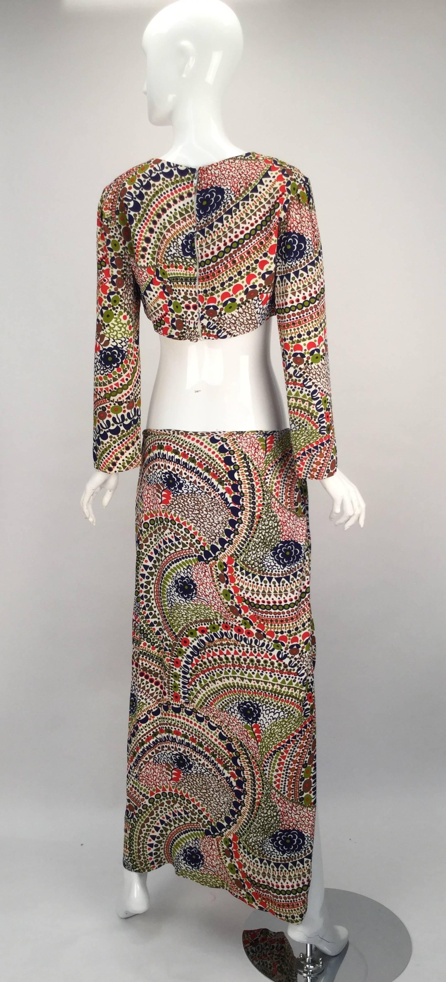 1960s Christian Dior Couture Beach Short and Dress  Set In Good Condition In Houston, TX
