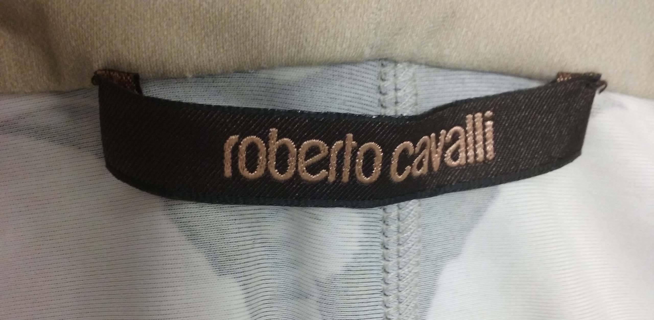 2000s Roberto Cavalli Lizard Print Knit Wear Dress  1