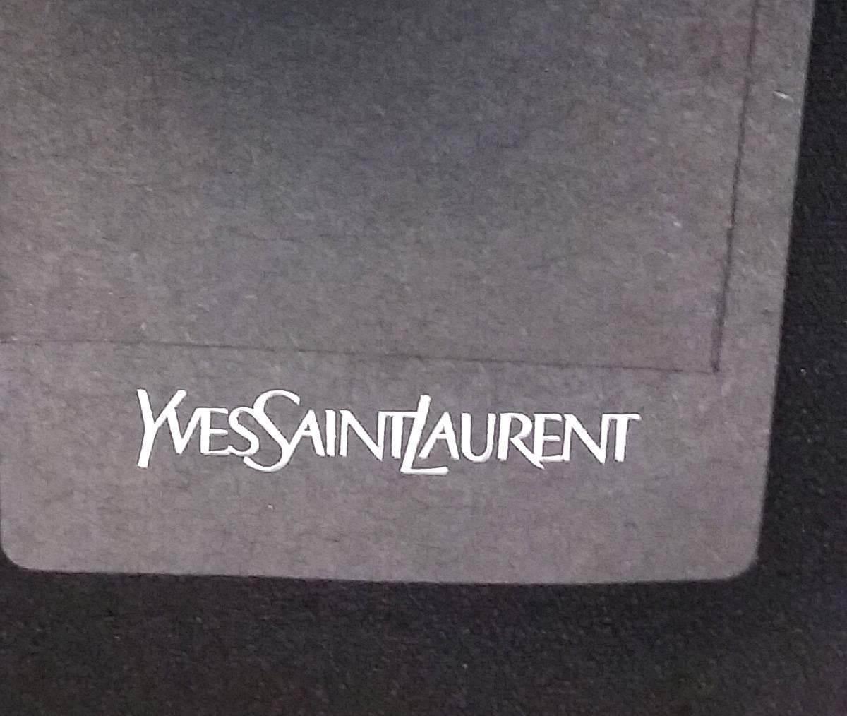 NWT 2014 Yves Saint Laurent Black Jumpsuit  2