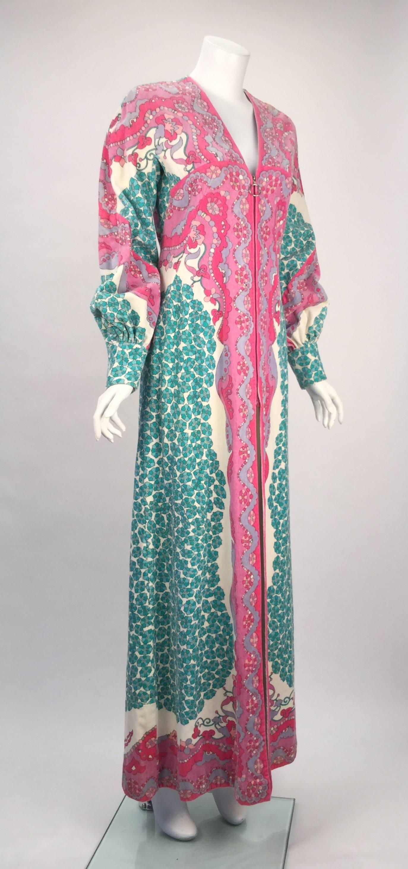 terry cloth caftan