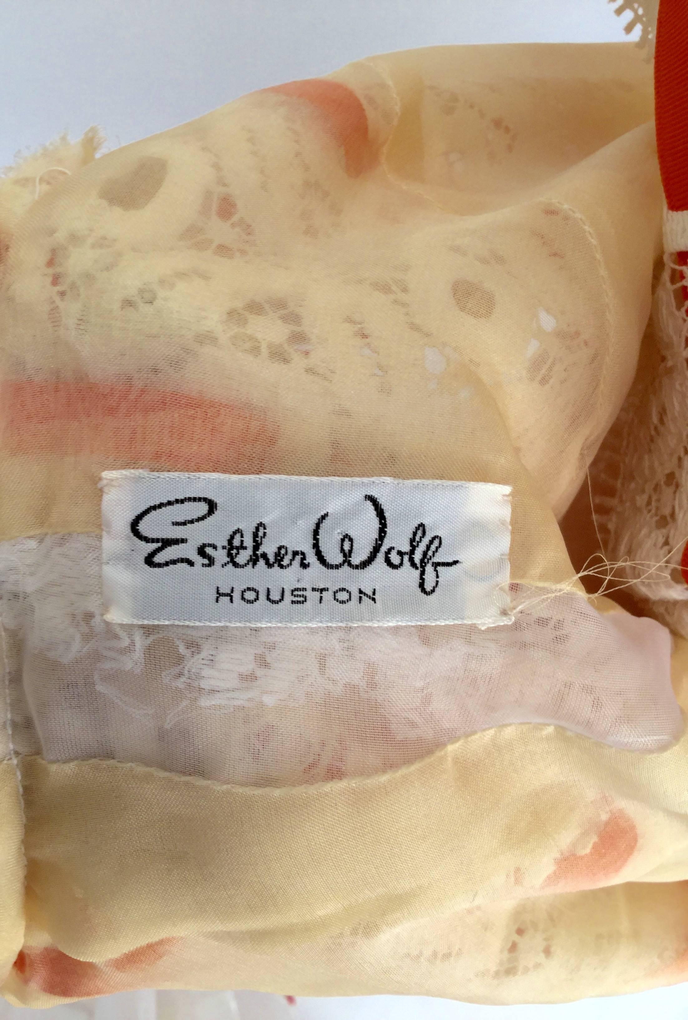 Esther Wolf Ribbon and Lace Overdress and Shorts / Hot Pants, 1970s  In Good Condition For Sale In Houston, TX