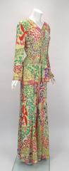 Bessi Multicolored Silk Ensemble, 1970s