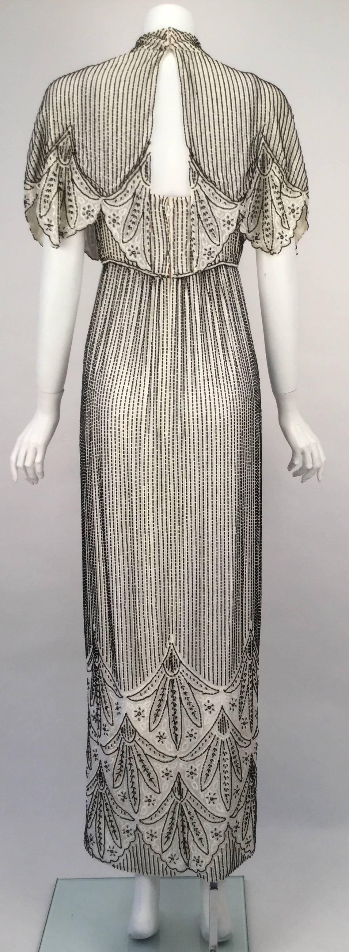 bugle bead dress