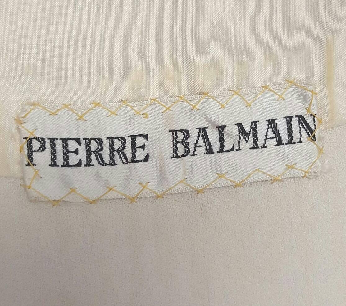 1970's Pierre Balmain Gold Sequined Blouse 1