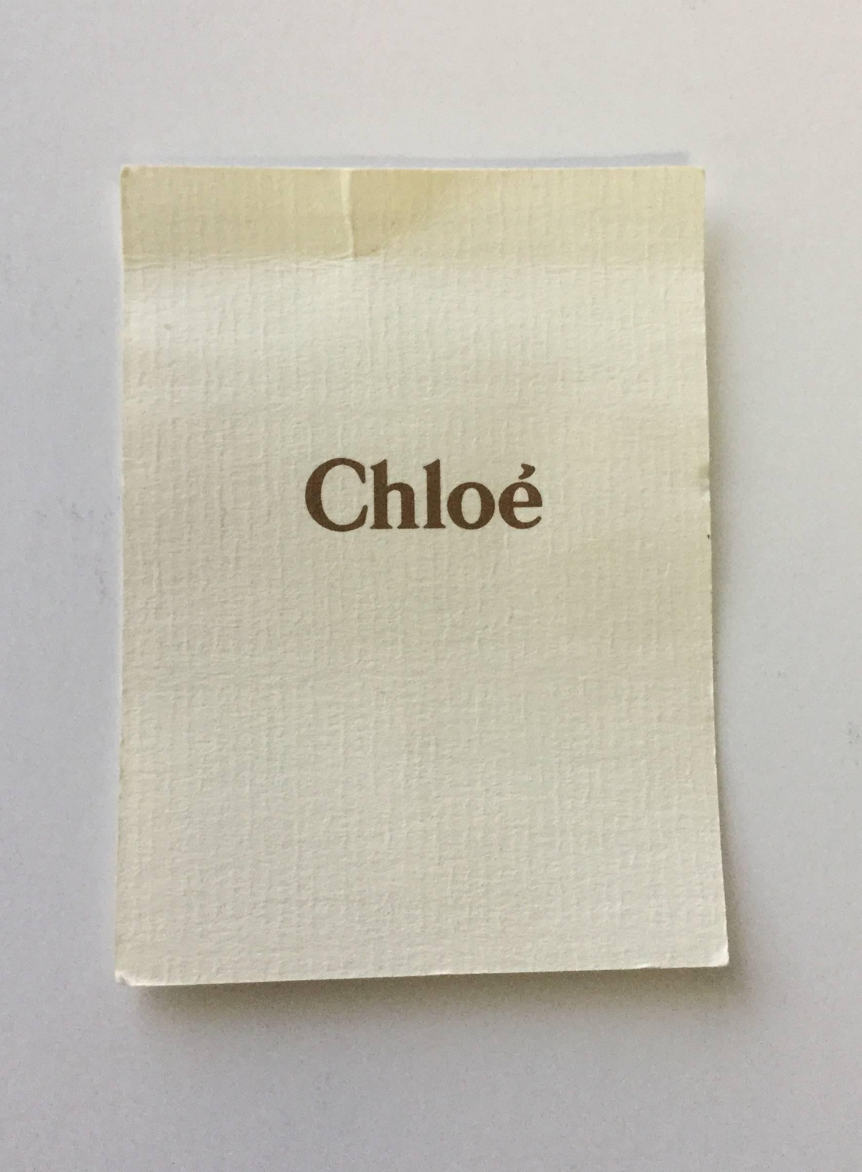Chloe Champagne Silk Satin and Gold Bracelet Bag 5