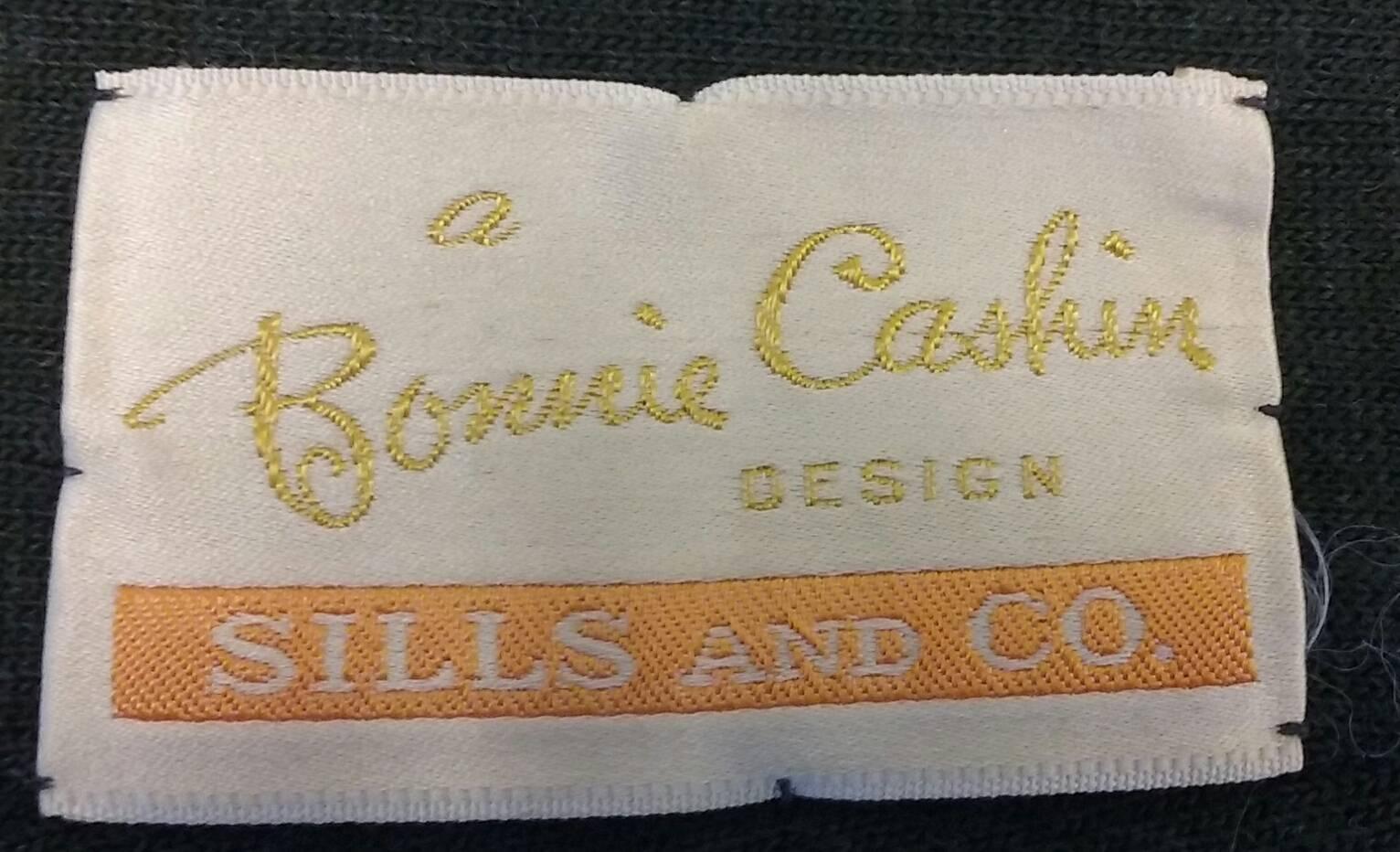 Rare 1950's Bonnie Cashin Wool and Leather Plaid Coat 3