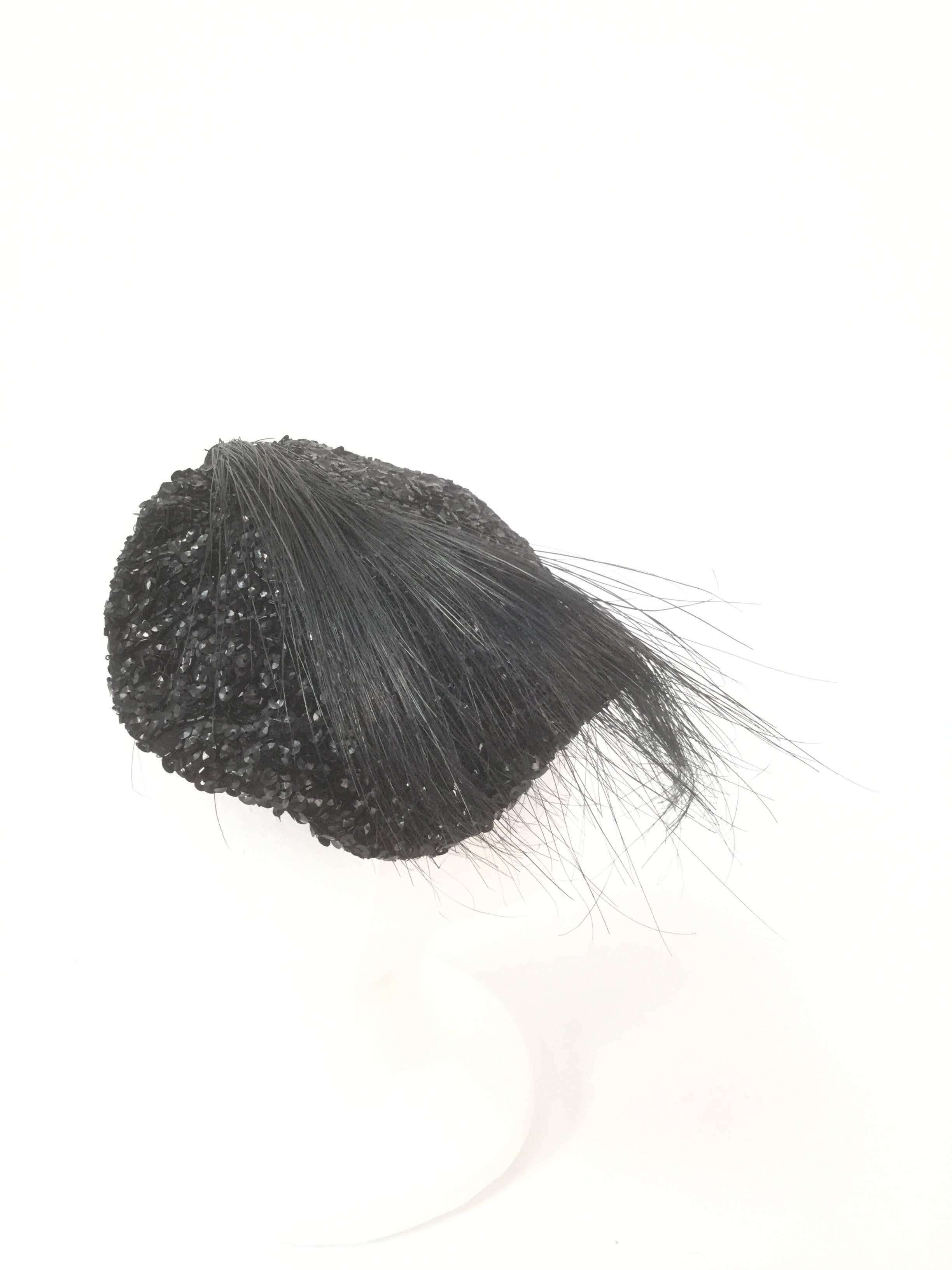 vintage ostrich feather hat