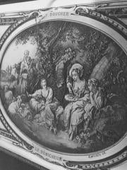 1960s Rosenfeld, F. Boucher's The Nest Rococo Printing Plate Purse